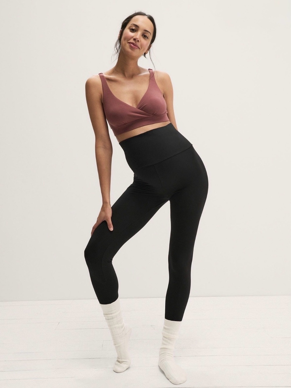 hatch • ultimate before during after leggings • bodyflex black • maternity small - Picture 5 of 5